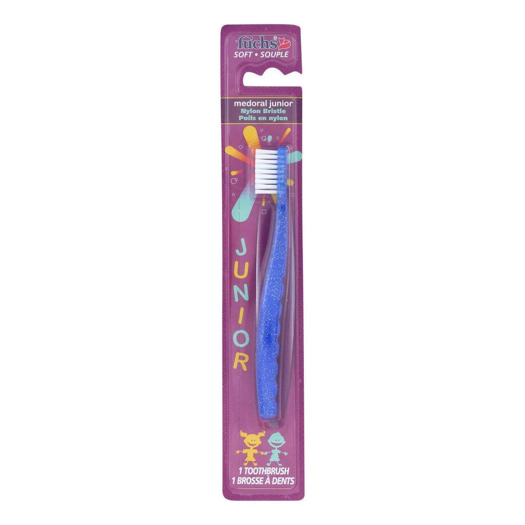 Fuchs Nylon Bristle Junior Toothbrush - Case Of 12 - Ct - Maras Green