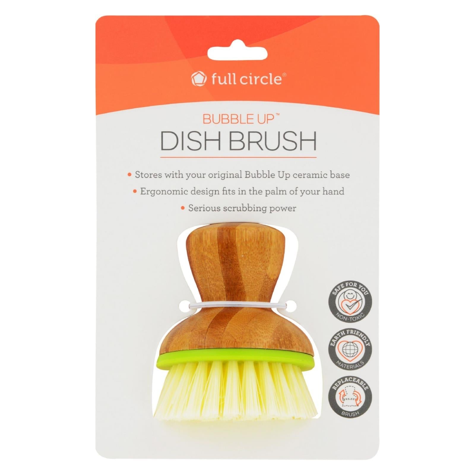 Full Circle Home Replacement Brush - Bubble Up Green - 6 Ct - Maras Green