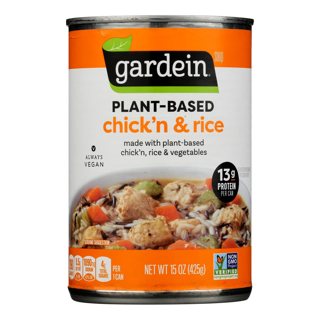 Gardein - Soup Chicken & Rice Plant - based - Case Of 12 - 15 Oz - Maras Green