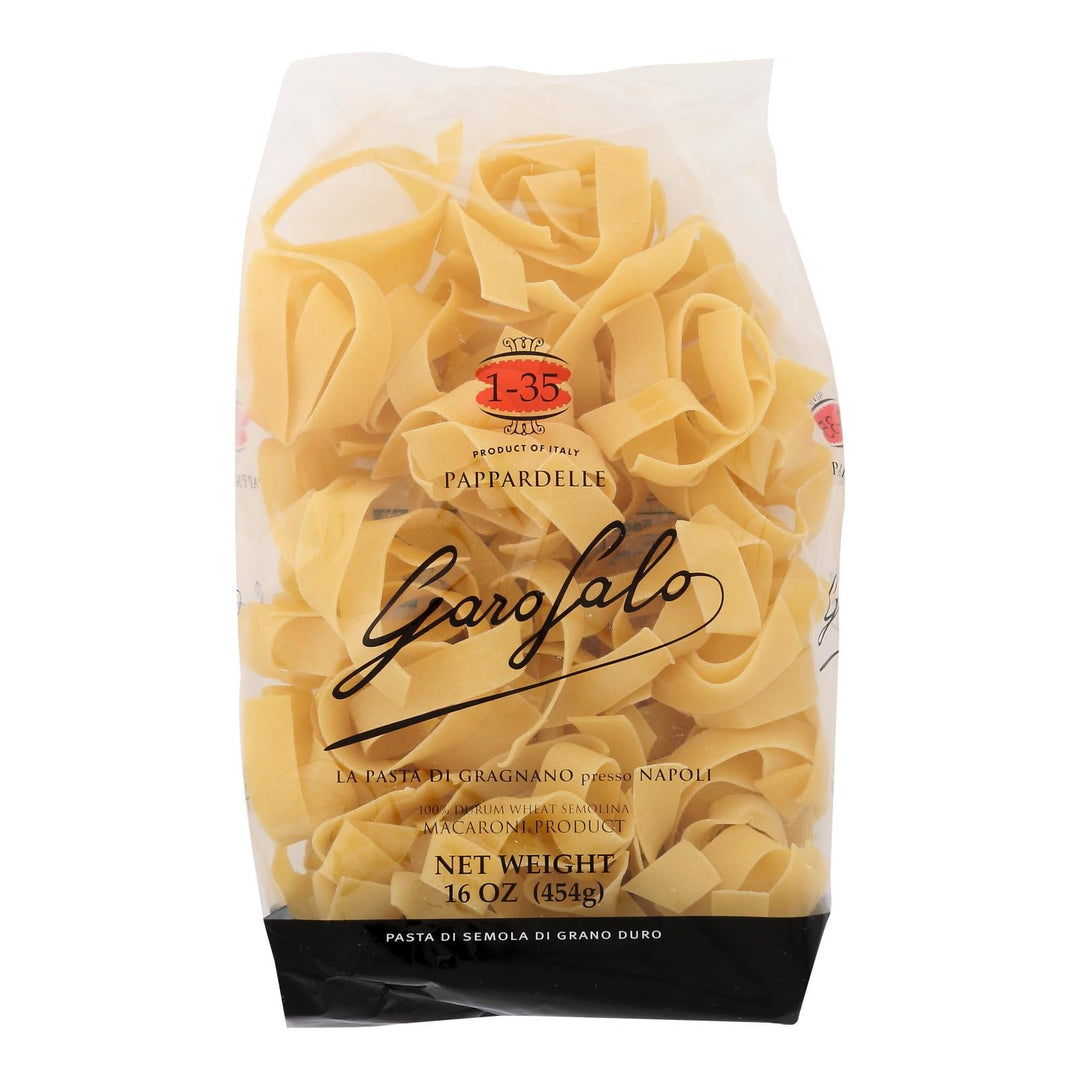 Garofalo Italian Pappardelle Pasta - Case Of 12 - 16 Oz. - Maras Green