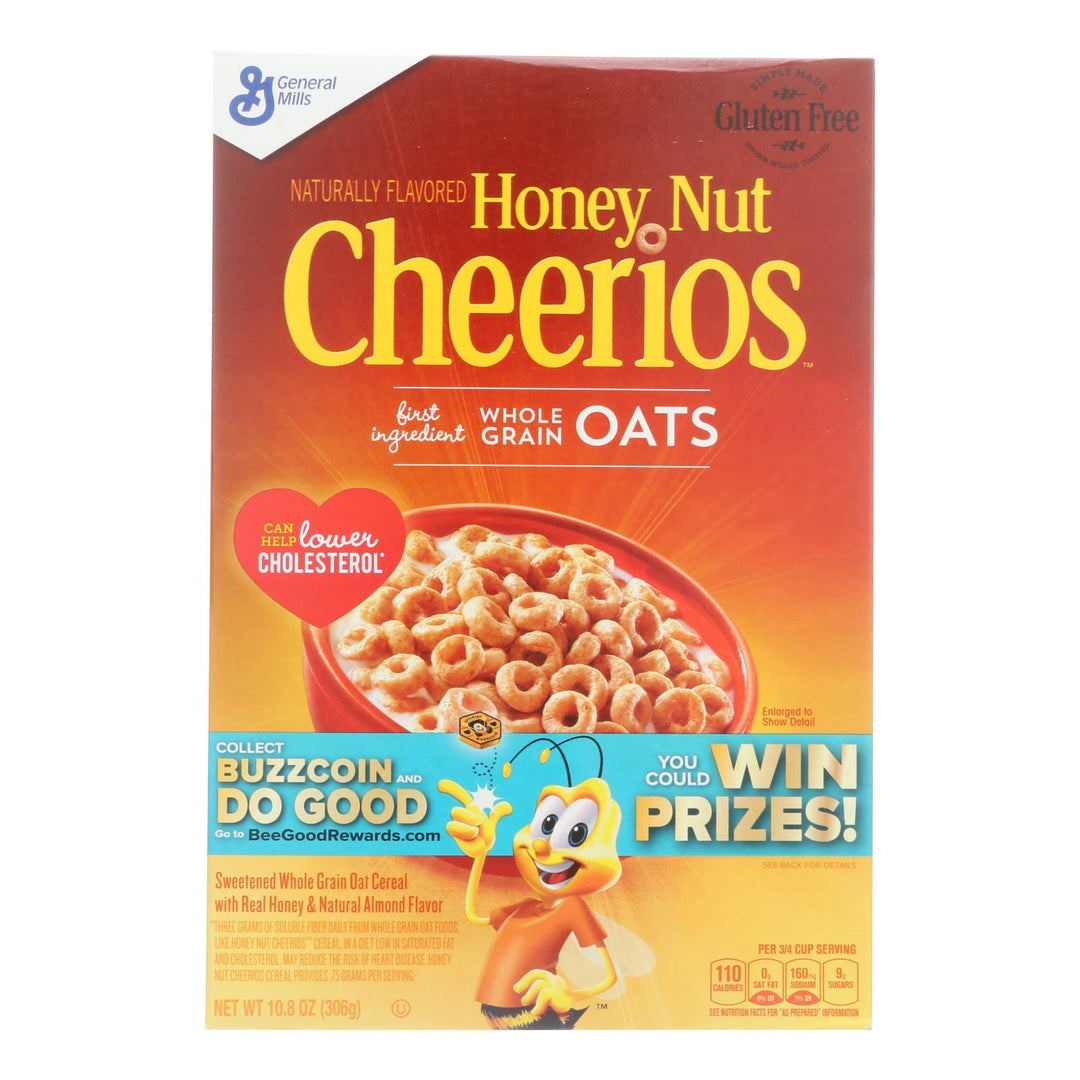 General Mills - Cereal Cheerios Honey Nut - Case Of 12 - 10.8 Oz - Maras Green