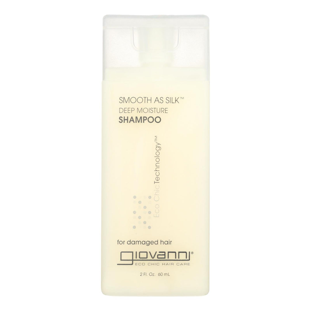 Giovanni Smooth As Silk Deep Moisture Shampoo - 2 Fl Oz - Case Of 12 - Maras Green
