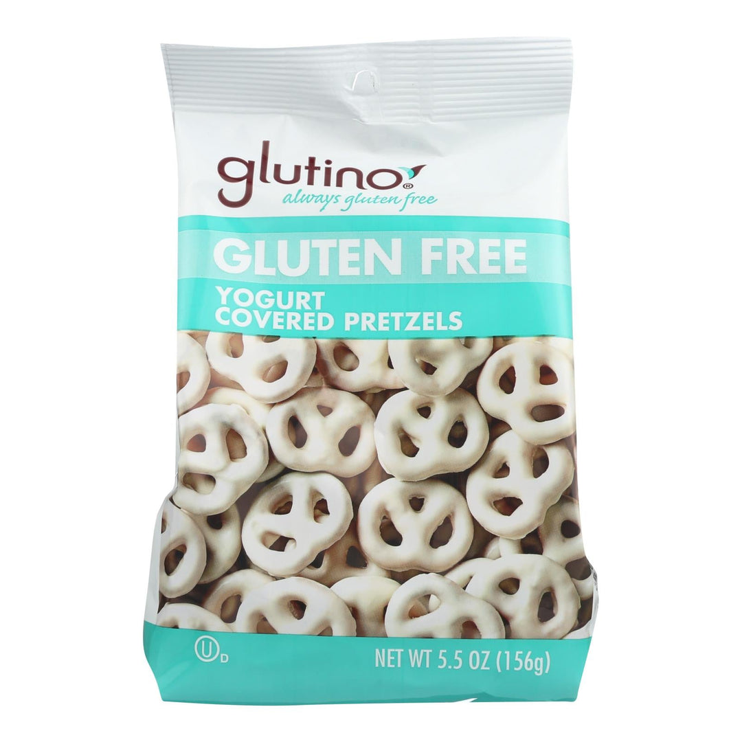 Glutino Peppermint Pretzels - Yogurt - Case Of 12 - 5.5 Oz. - Maras Green