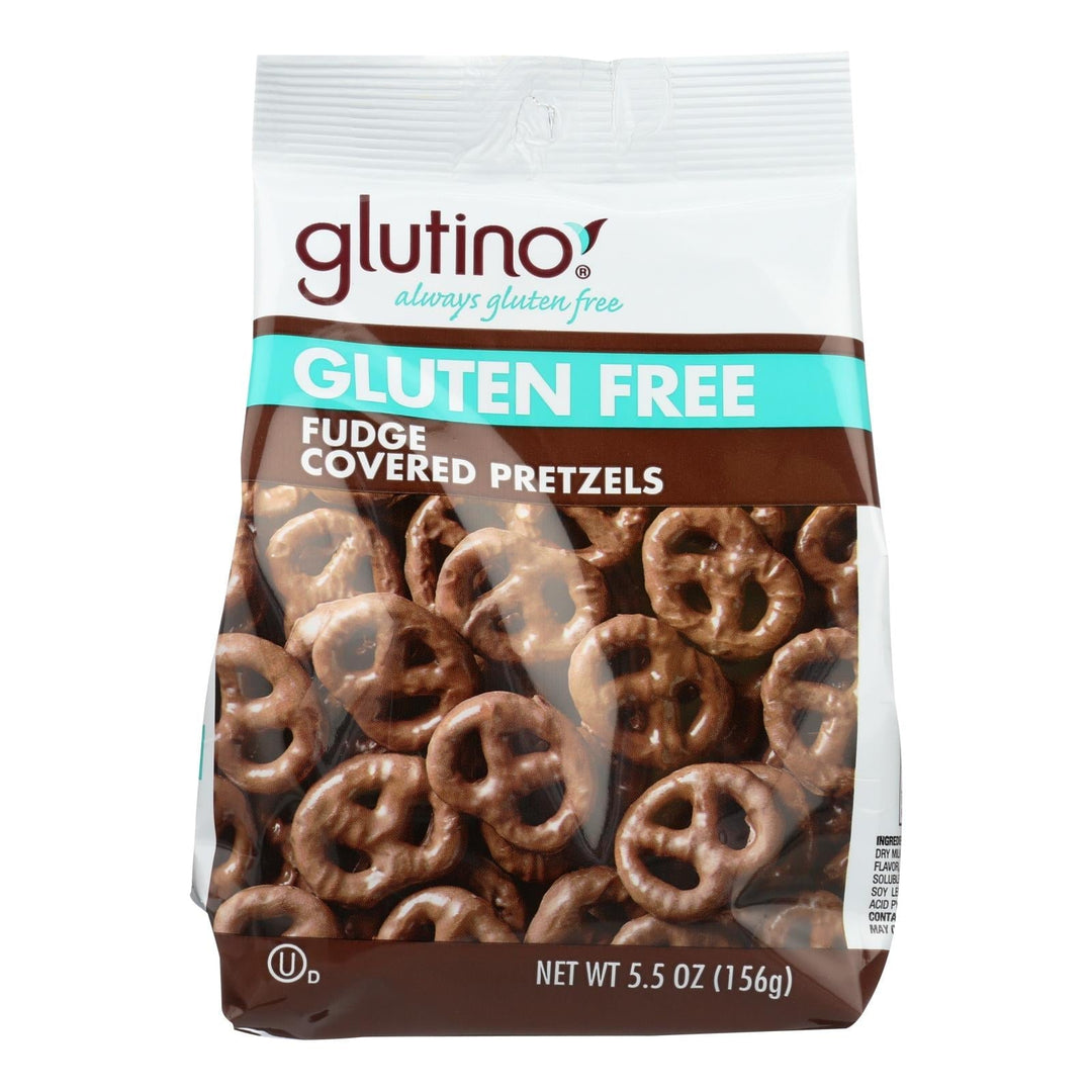 Glutino Pretzels - Chocolate Covered - Case Of 12 - 5.5 Oz. - Maras Green