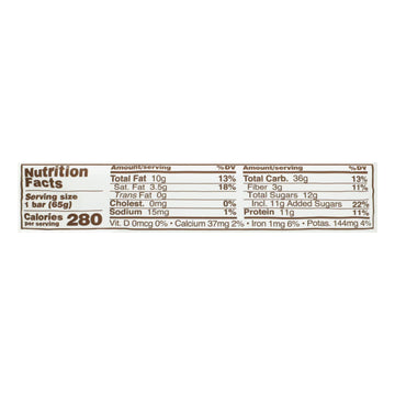 Gomacro Organic Macrobar - Coconut Almond Butter And Chocolate Chips - Case Of 12 - 2.3 Oz. - Maras Green