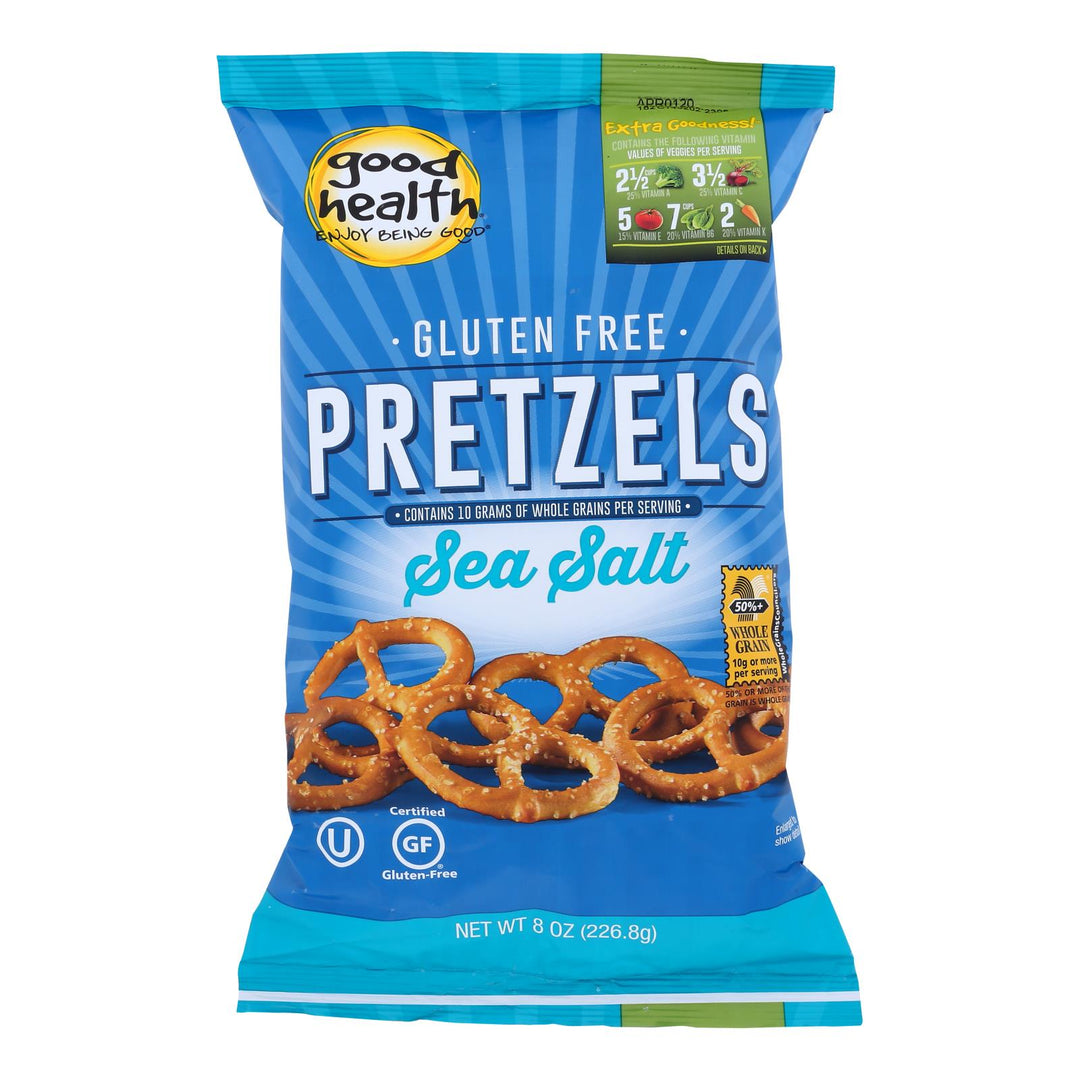 Good Health Pretzels - Sea Salt - Case Of 12 - 8 Oz - Maras Green