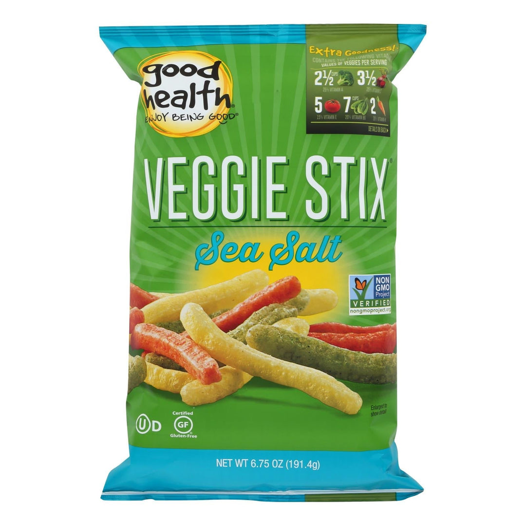 Good Health Sea Salt Veggie Stix - Case Of 10 - 6.25 Oz - Maras Green