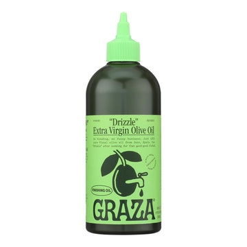 Graza - Oil Drizzle Squeeze Extra Virgin Olive Oil - Case Of 6 - 16.9 Fluid Ounces - Maras Green