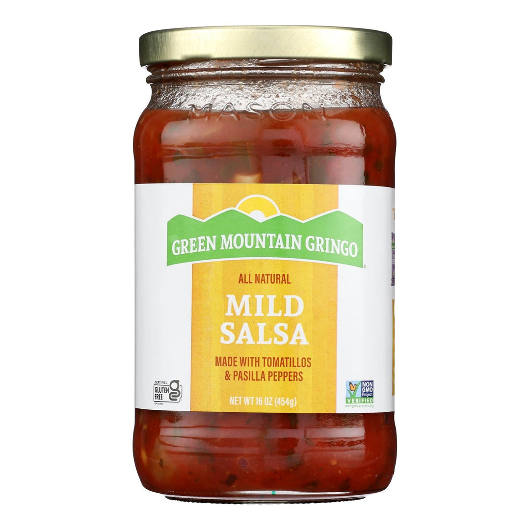 Green Mountain Gringo Mild Salsa - Case Of 12 - 16 Oz. - Maras Green