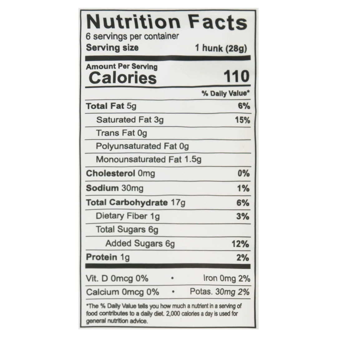 Heavenly Hunks - Cookie Oatmeal White Chocolate - Case Of 6 - 6 Oz - Maras Green