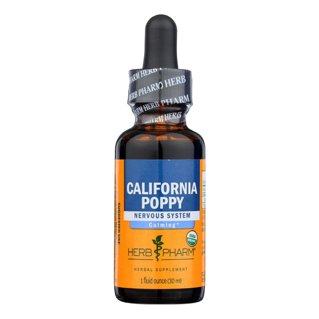 Herb Pharm - California Poppy - 1 Each - 1 Fz - Maras Green