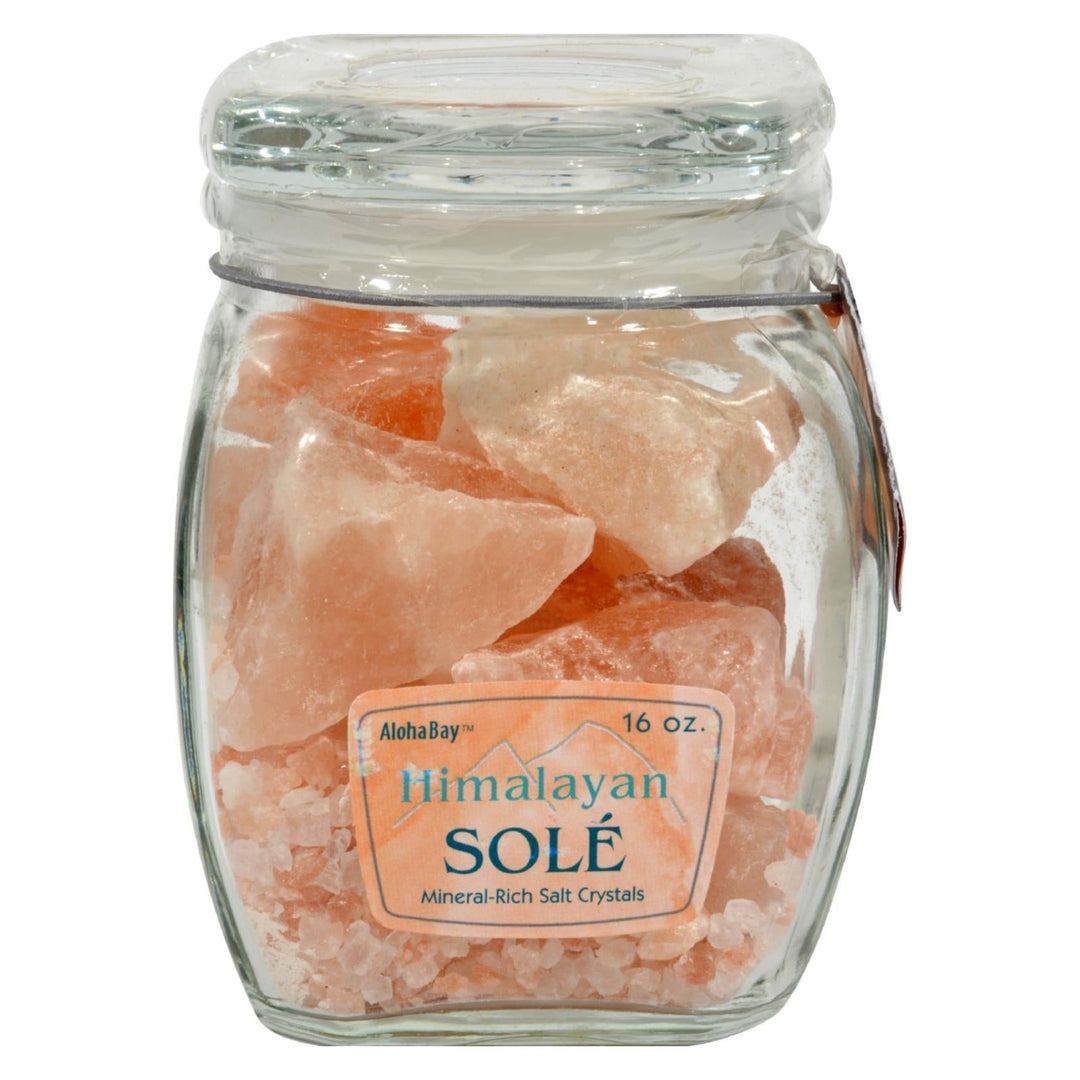 Himalayan Salt Sole Salt Chunks In Jar - 16 Oz - Maras Green