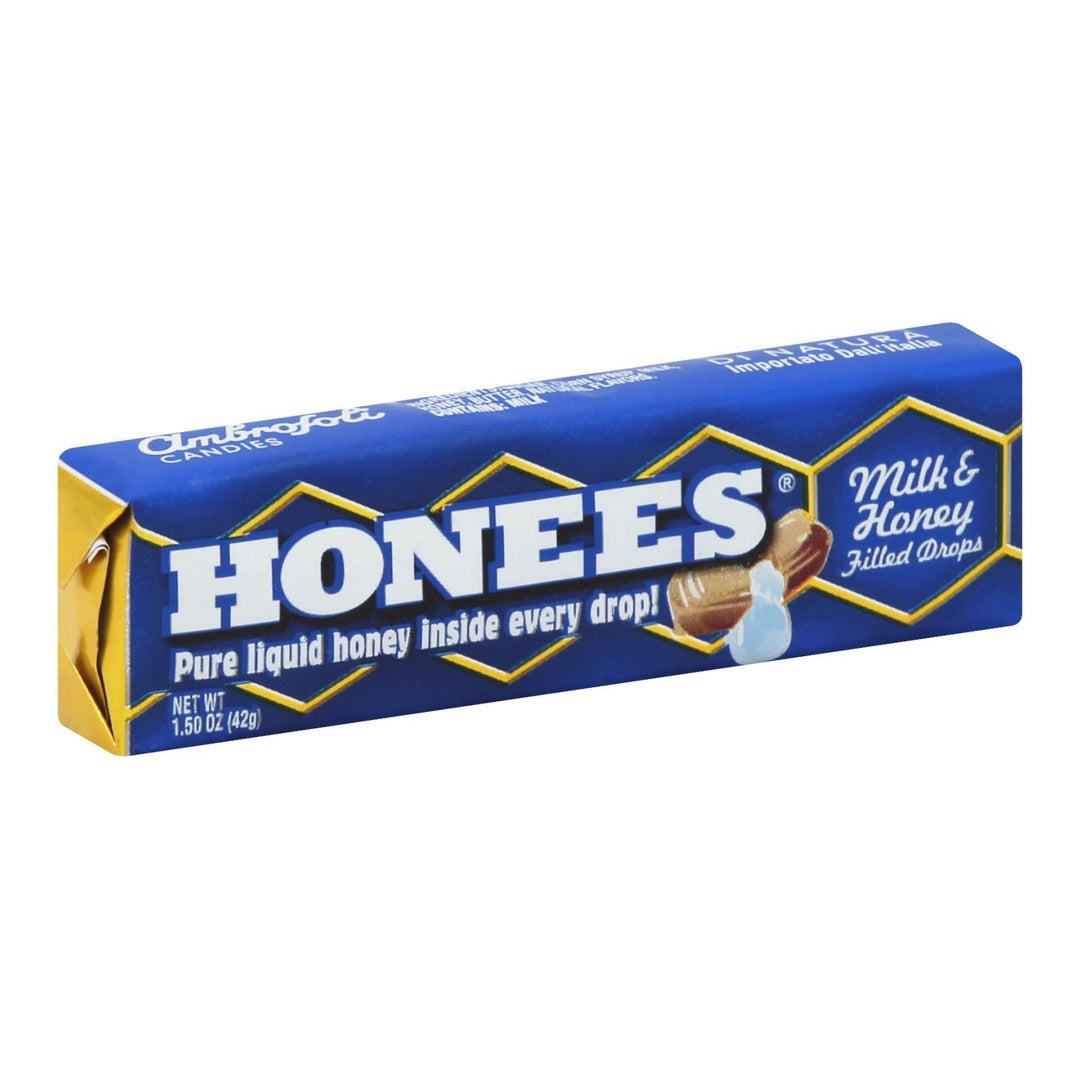 Honees Milk And Honey Filled Drops - Case Of 24 - 1.5 Oz - Maras Green