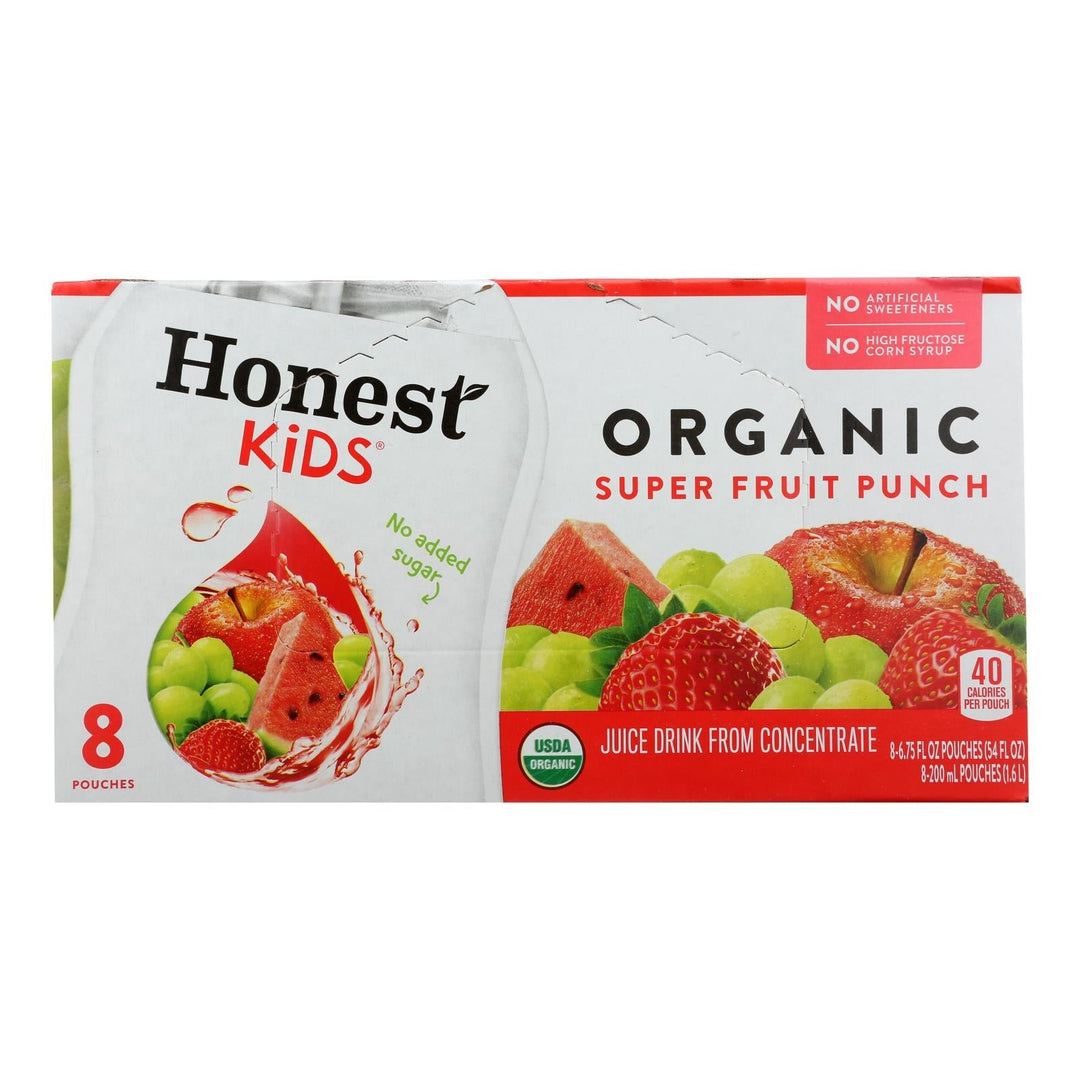 Honest Kids Honest Kids Super Fruit Punch - Fruit Punch - Case Of 4 - 6.75 Fl Oz. - Maras Green