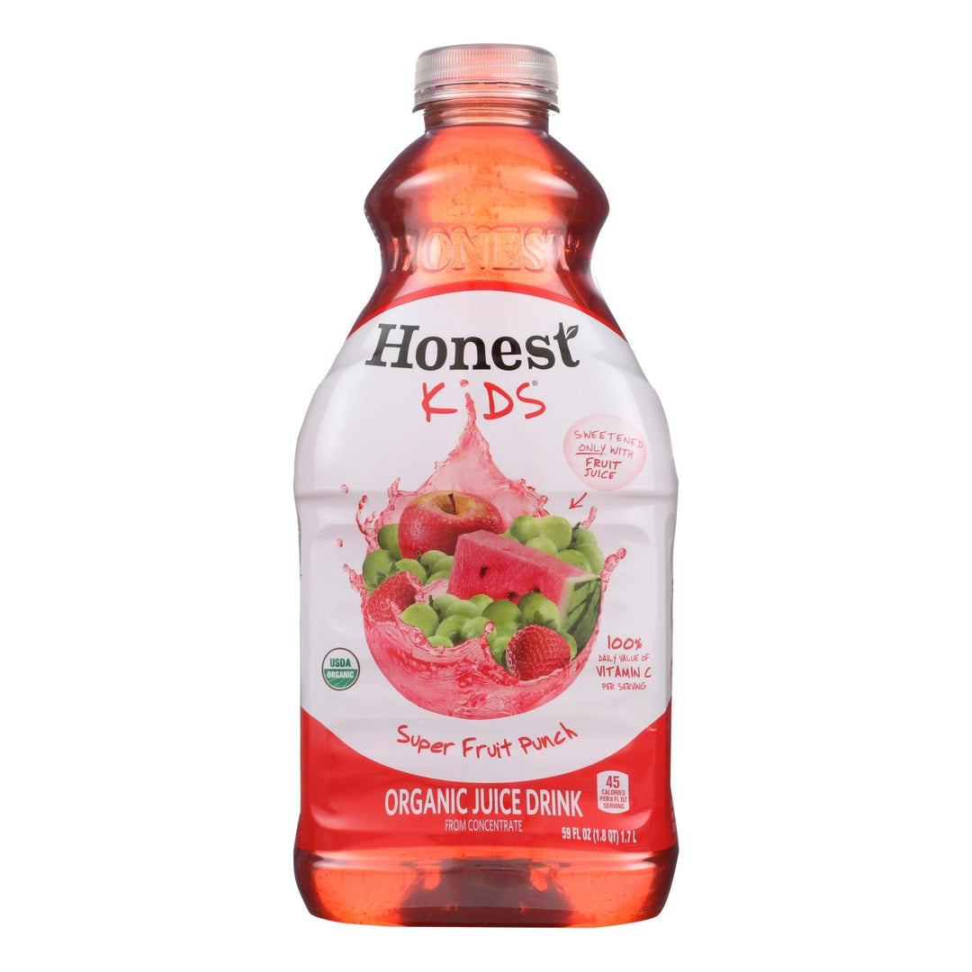 Honest Kids Honest Kids Super Fruit Punch - Fruit Punch - Case Of 8 - 59 Fl Oz. - Maras Green