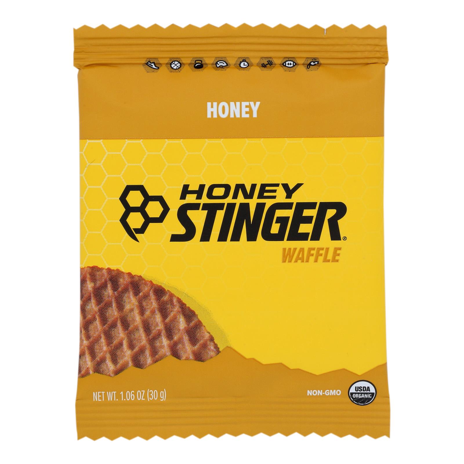 Honey Stinger - Honey Waffle - Case Of 12 - 1.06 Oz - Maras Green