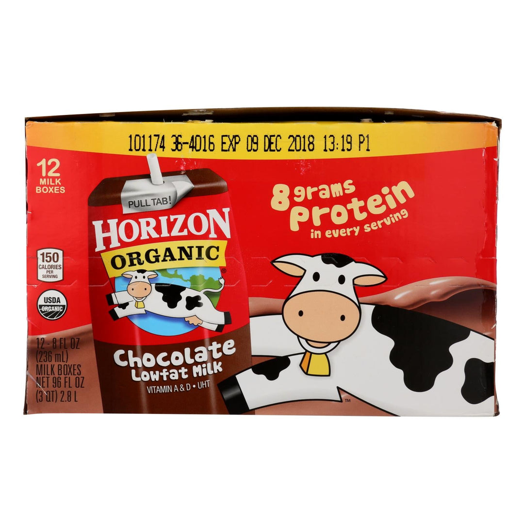 Horizon Lowfat Chocolate Milk - 1 Each - 12/8 Fz - Maras Green