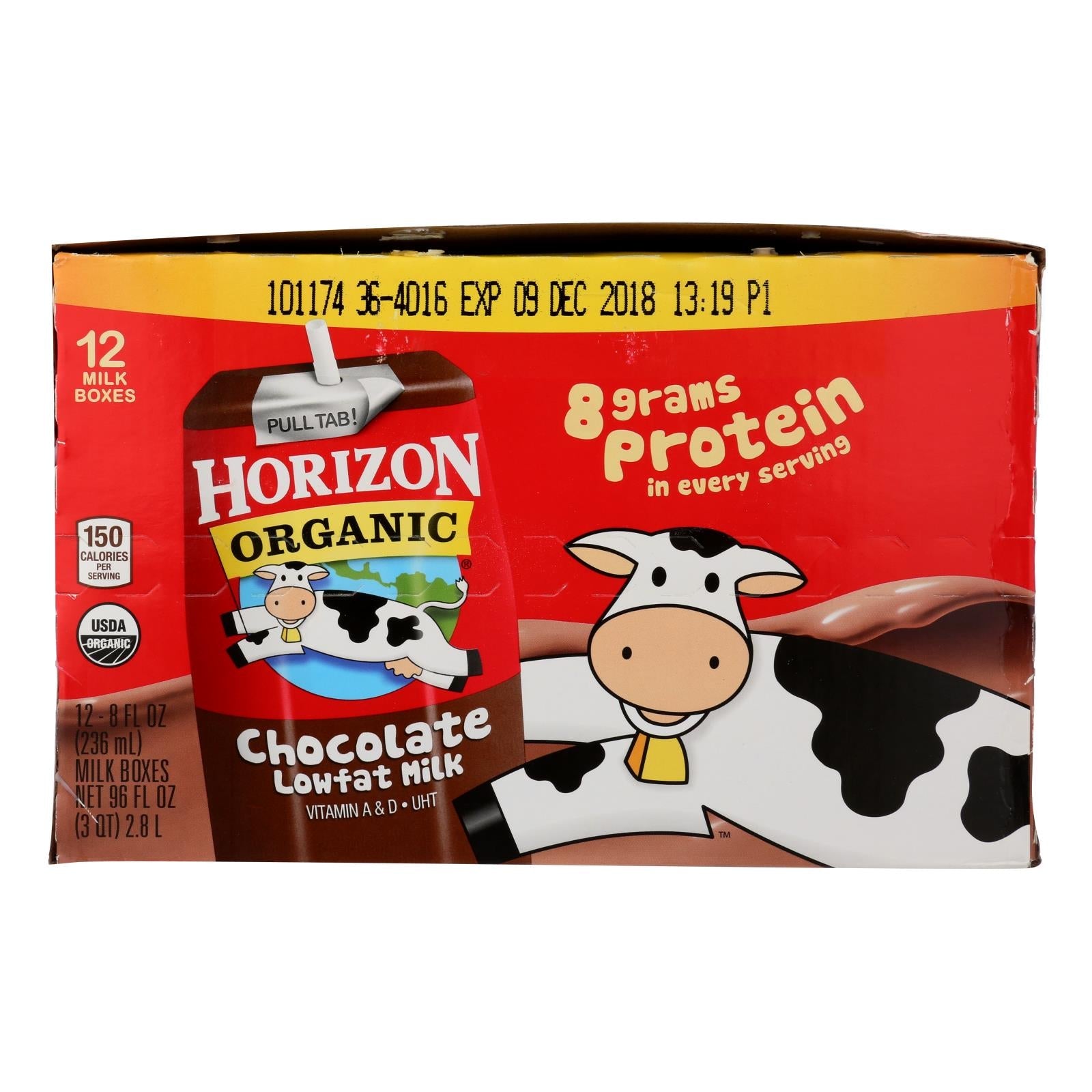 Horizon Lowfat Chocolate Milk - 1 Each - 12/8 Fz - Maras Green