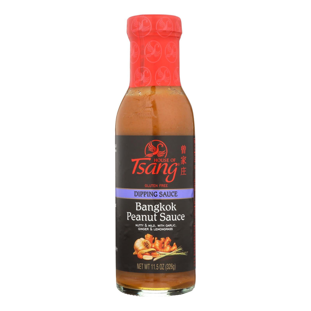 House Of Tsang Bangkok Padang Peanut Sauce - Case Of 6 - 11.5 Oz. - Maras Green