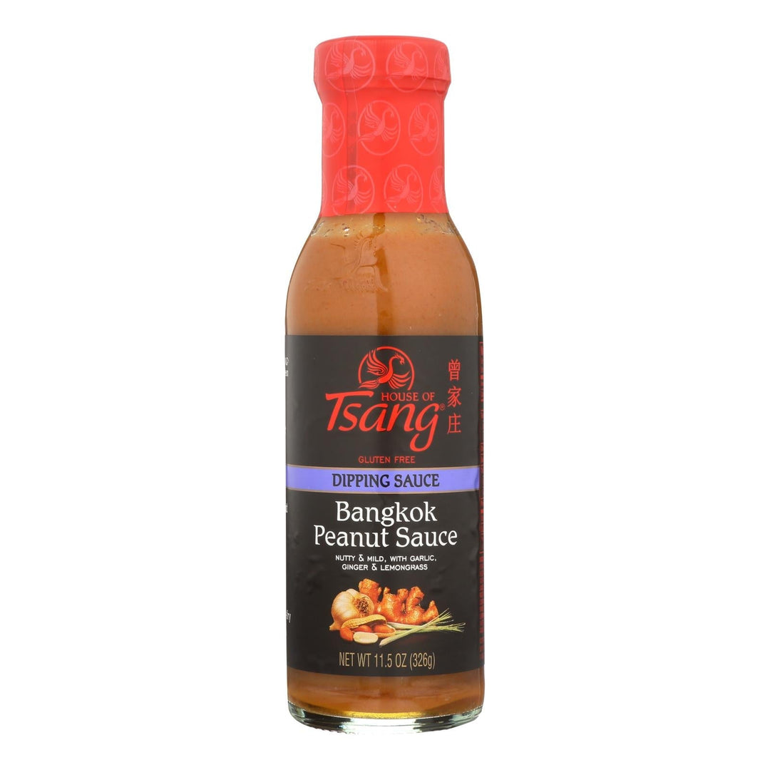 House Of Tsang Bangkok Padang Peanut Sauce - Case Of 6 - 11.5 Oz. - Maras Green