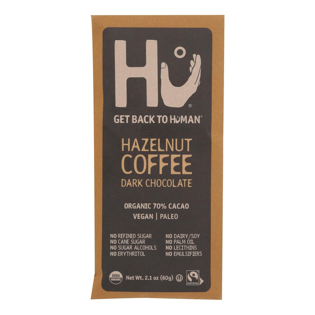 Hu - Dark Chocolate Br Hazelnut Coffee - Case Of 12 - 2.1 Oz - Maras Green