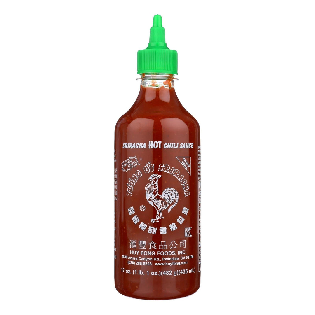Huy Fong Hot Chili Sauce - Sriracha - Case Of 12 - 17 Oz. - Maras Green