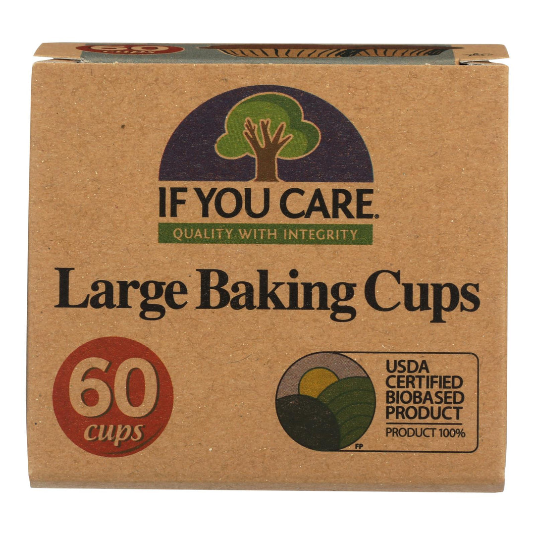 If You Care Baking Cups - Brown 2.5 Inch - Case Of 24 - 60 Count - Maras Green