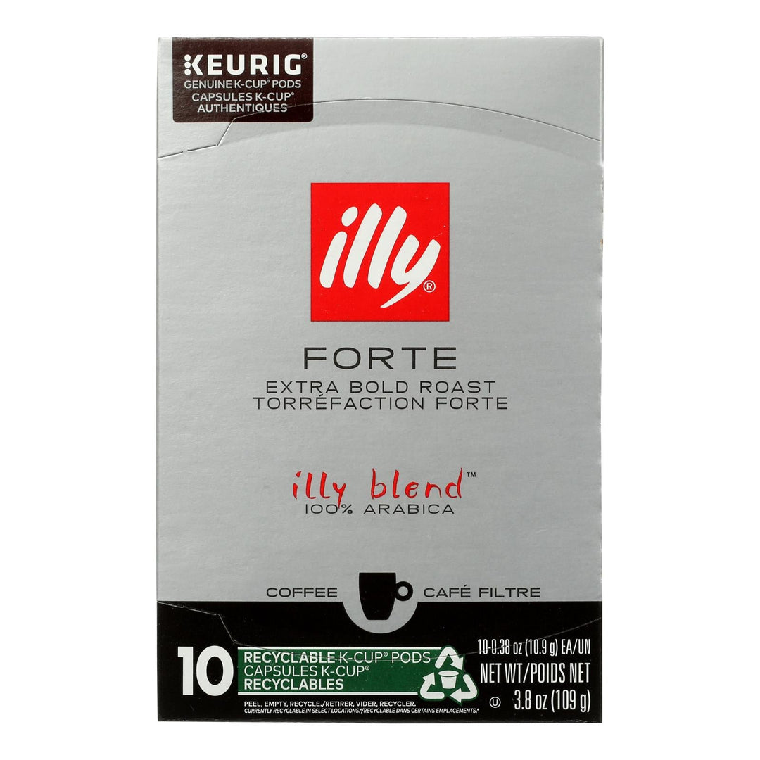 Illy Caffe Coffee - Coffee Kcups Extra Dk Rst - Case Of 6 - 10 Ct - Maras Green