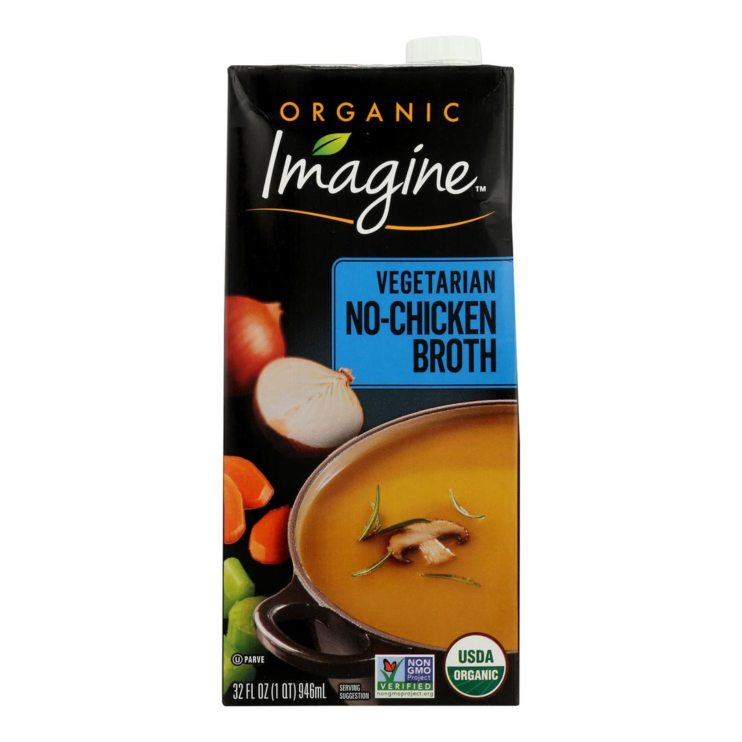 Imagine Foods - Broth No Chicken - Case Of 6 - 32 Fz - Maras Green