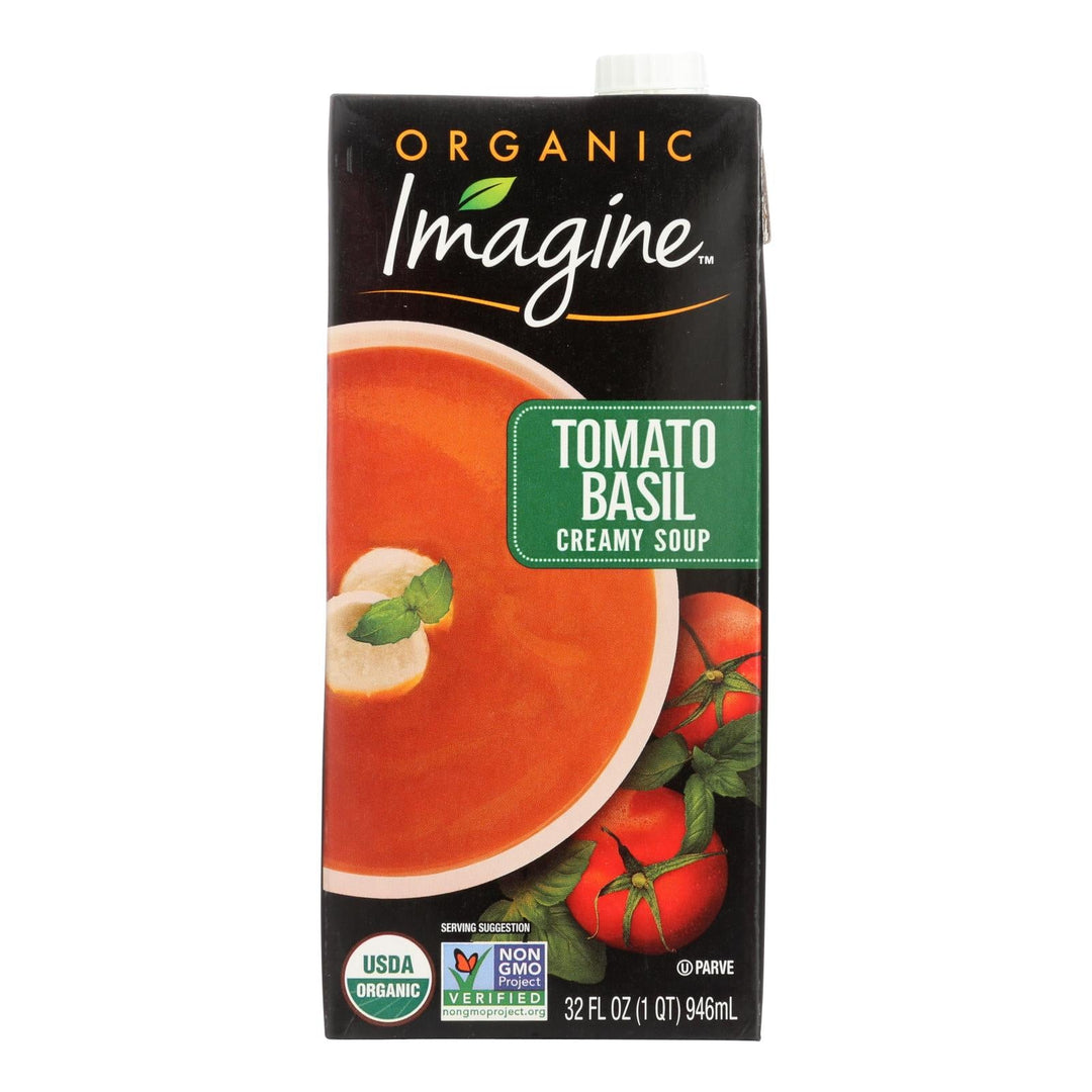 Imagine Foods - Soup Creamy Tom Basil - Case Of 6 - 32 Fz - Maras Green