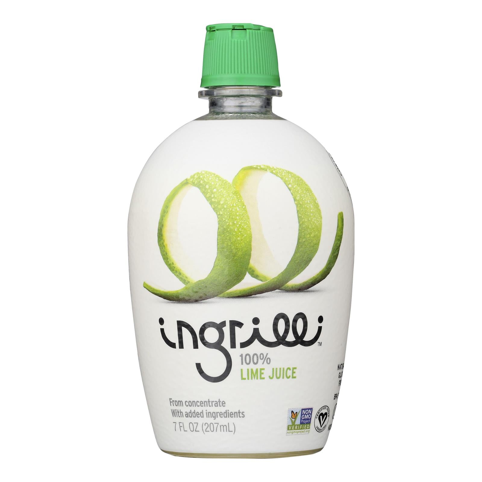 Ingrilli - Squeeze 100% Lime Juice - Case Of 12 - 7 Fz - Maras Green