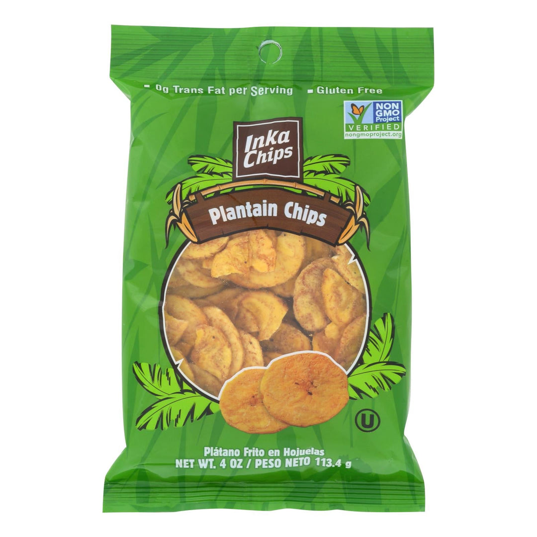 Inka Crops - Plantain Chips - Original - Case Of 12 - 4 Oz. - Maras Green