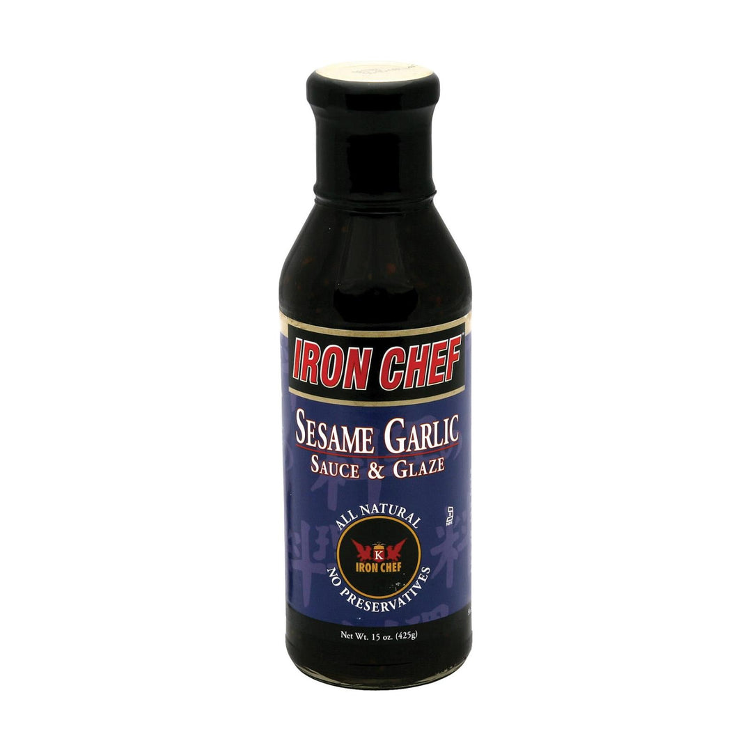 Iron Chef Sauce And Glaze - Sesame Garlic - Case Of 6 - 15 Oz. - Maras Green