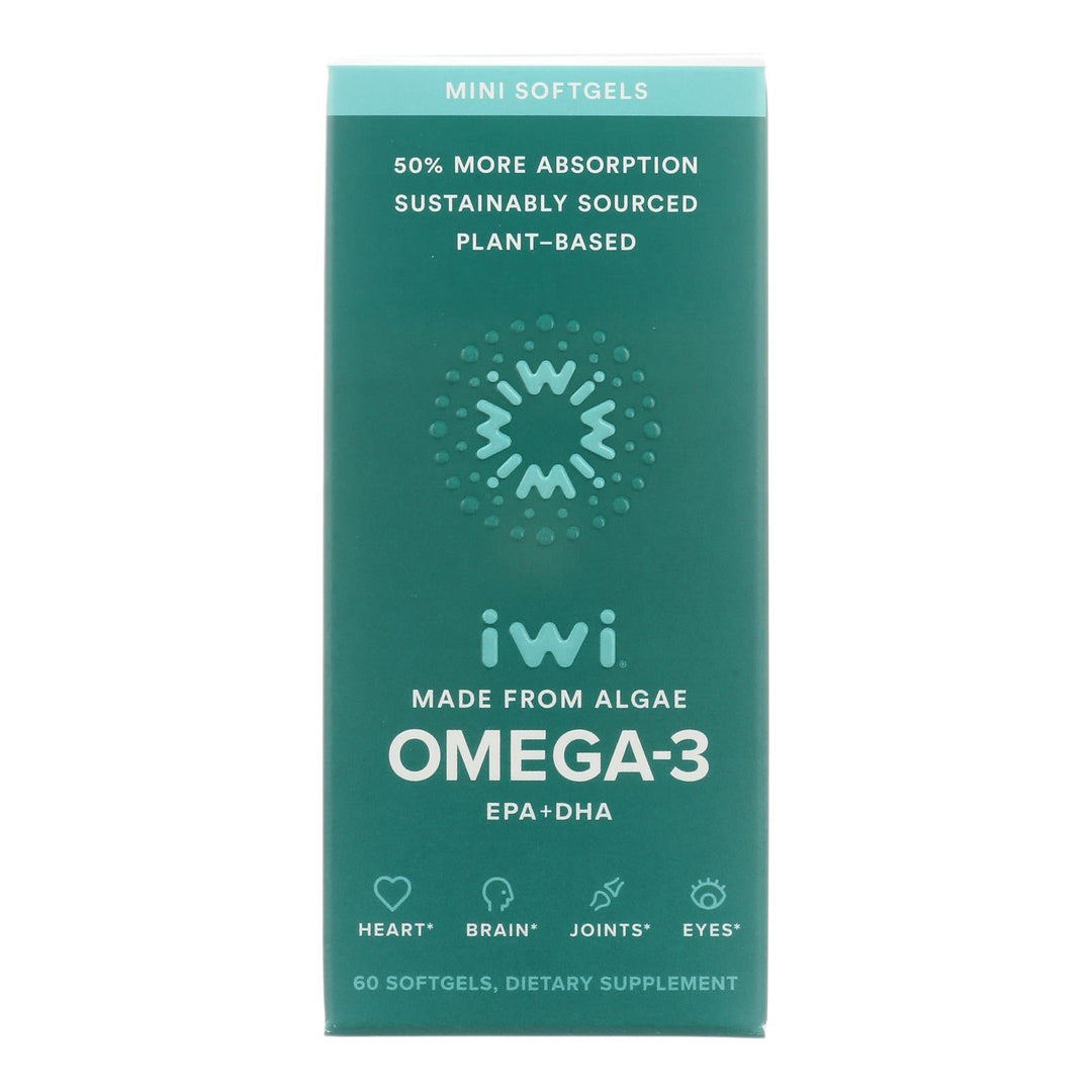Iwi - Supp Alg Omega 3 Mini Sg - 1 Each - 60 Sgel - Maras Green