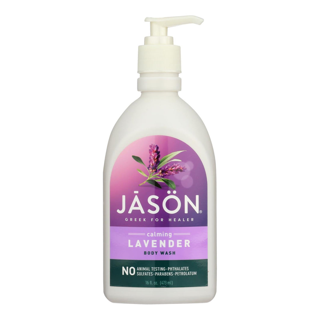 Jason Natural Products - Body Wash Lavender - 1 Each - 16 Fluid Ounces - Maras Green