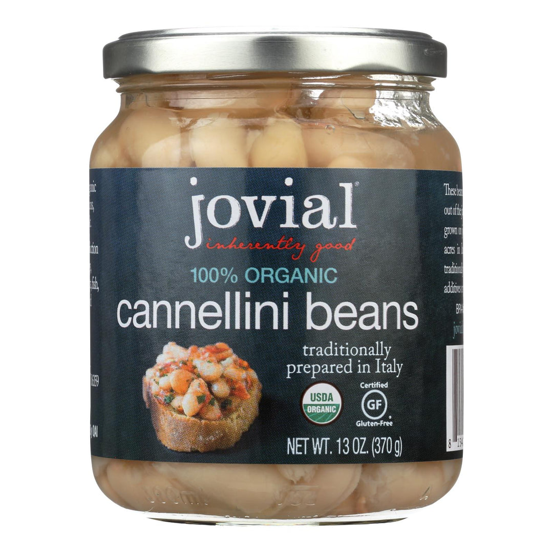 Jovial - 100 Percent Organic Cannellini Beans - Case Of 6 - 13 Oz. - Maras Green