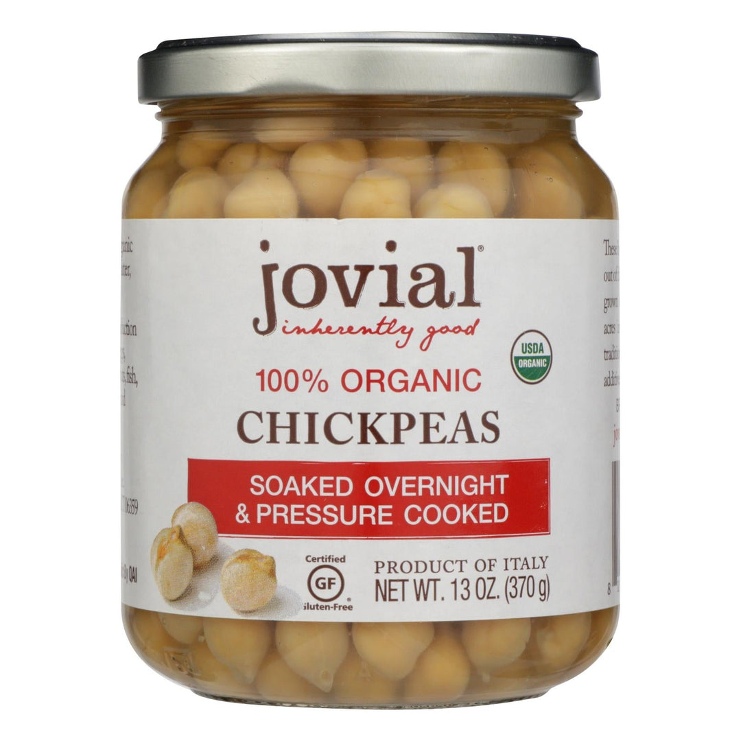 Jovial - Organic Chickpeas - Case Of 6 - 13 Oz. - Maras Green