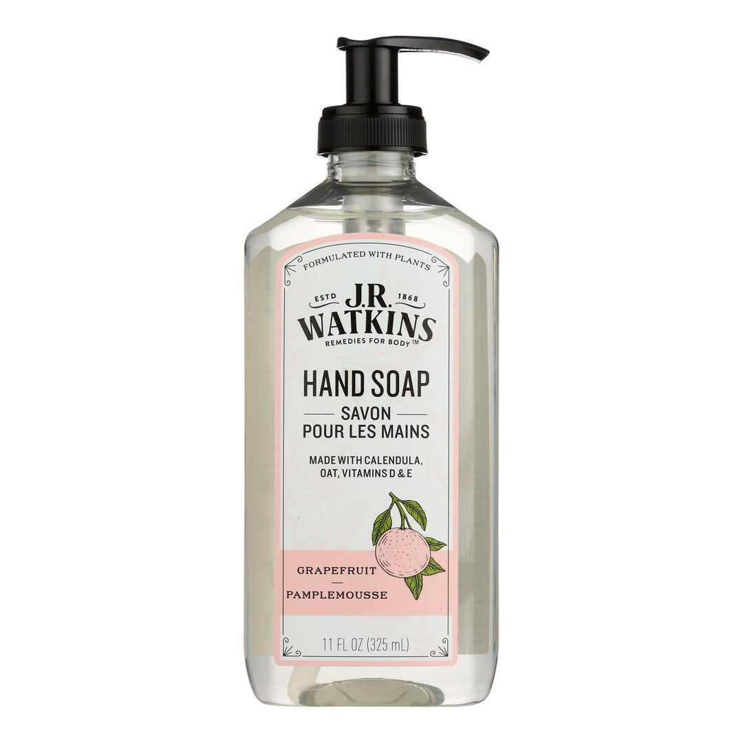 J.r. Watkins - Hand Soap Gel Grapefruit - Case Of 3 - 11 Fz - Maras Green
