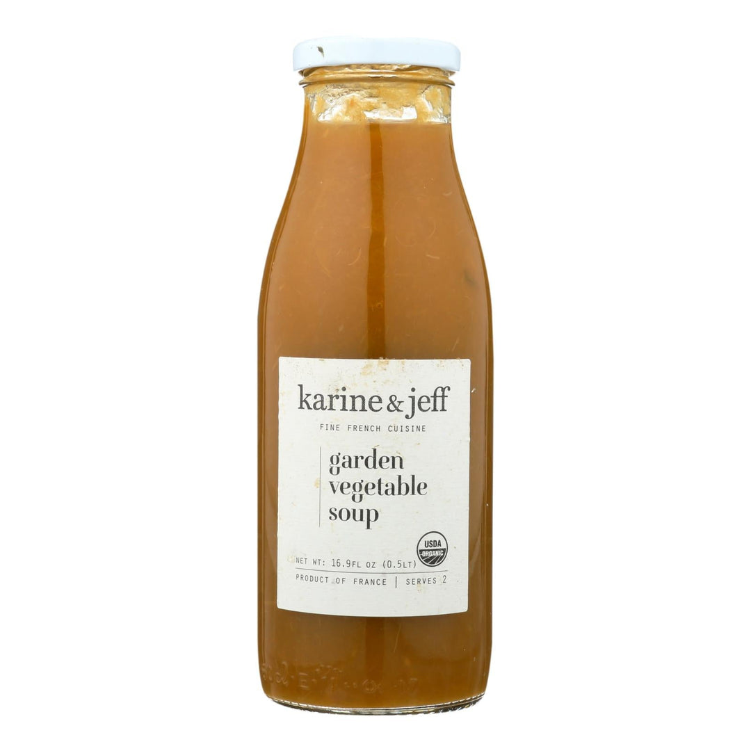 Karine And Jeff Garden Vegetable Soup - Case Of 6 - 16.9 Fz - Maras Green