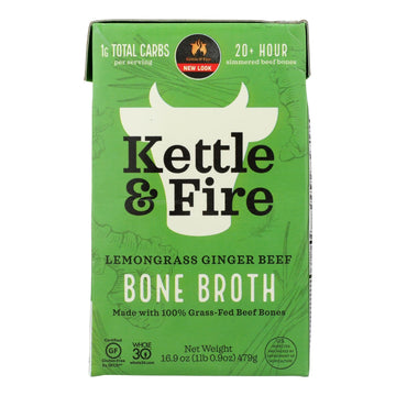 Kettle And Fire - Bone Broth Beef Pho - Case Of 6 - 16.9 Fz - Maras Green