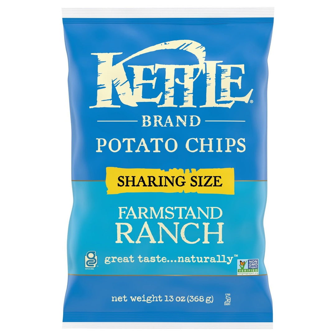 Kettle Brand - Potato Chips Frmstnd Ranch - Case Of 9 - 13 Oz - Maras Green