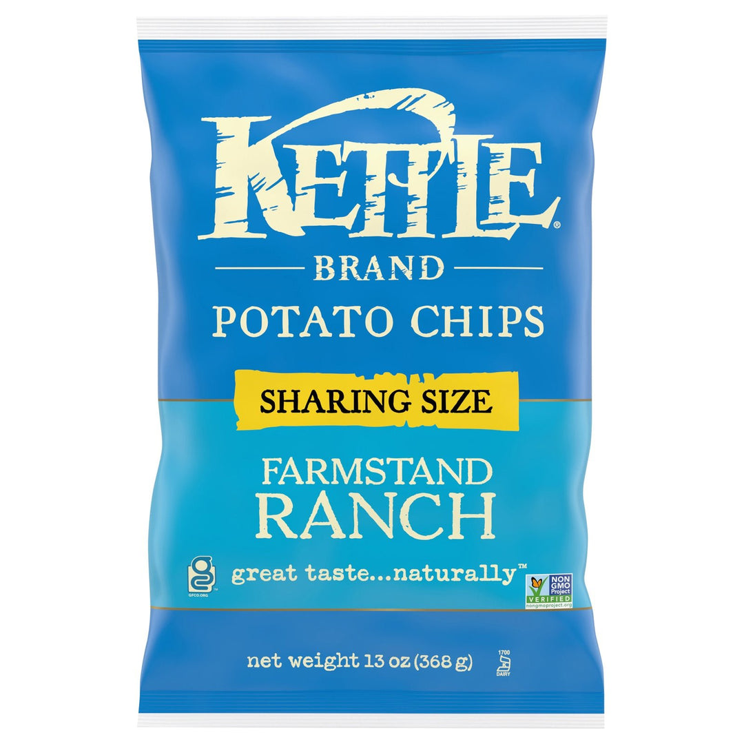 Kettle Brand - Potato Chips Frmstnd Ranch - Case Of 9 - 13 Oz - Maras Green