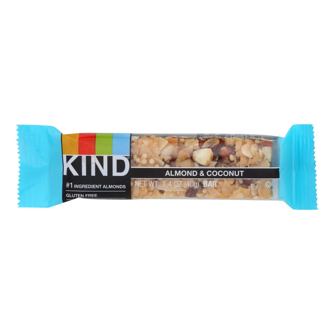 Kind - Bar Almond And Coconut - Case Of 12 - 1.4 Ounces - Maras Green