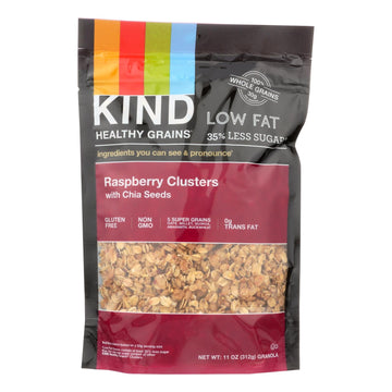 Kind Clusters - Granola - Healthy Grains - Raspberry With Chia Seeds - 11 Oz - Case Of 6 - Maras Green