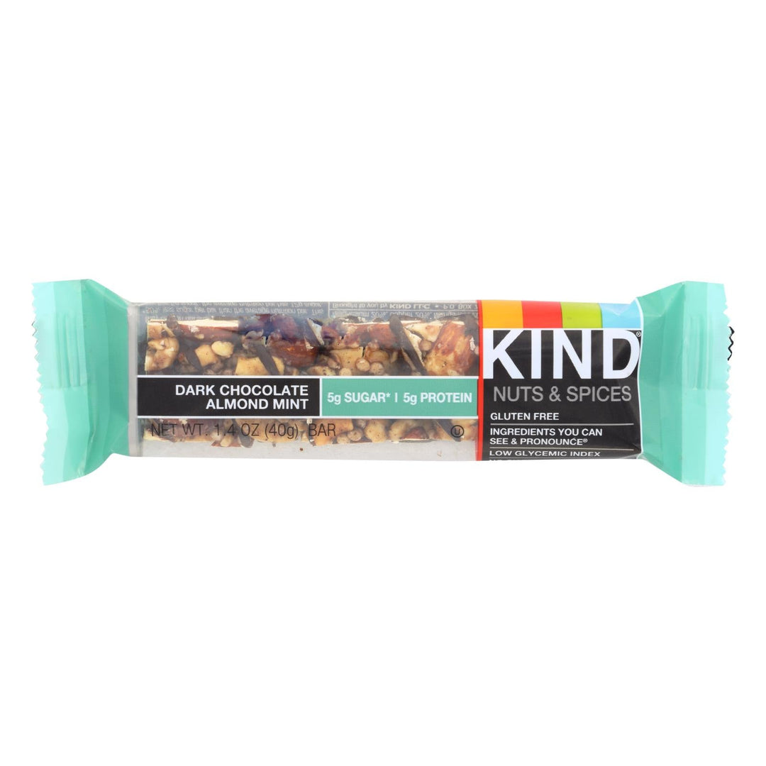 Kind Nuts And Spice Bar - Case Of 12 - 1.4 Oz. - Maras Green