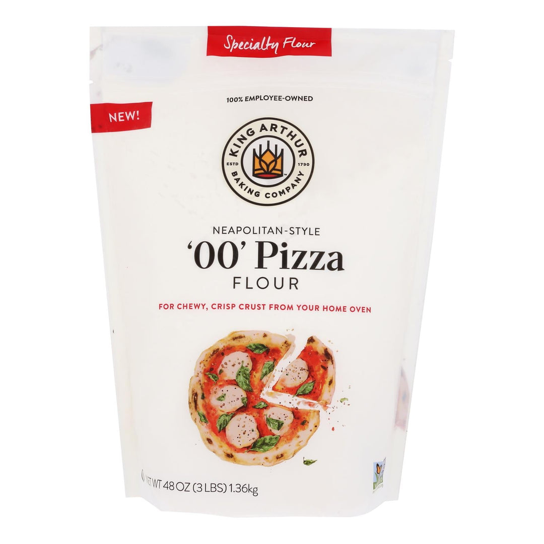 King Arthur Baking Company - Flour 00 Pizza - Case Of 4 - 3 Lb - Maras Green