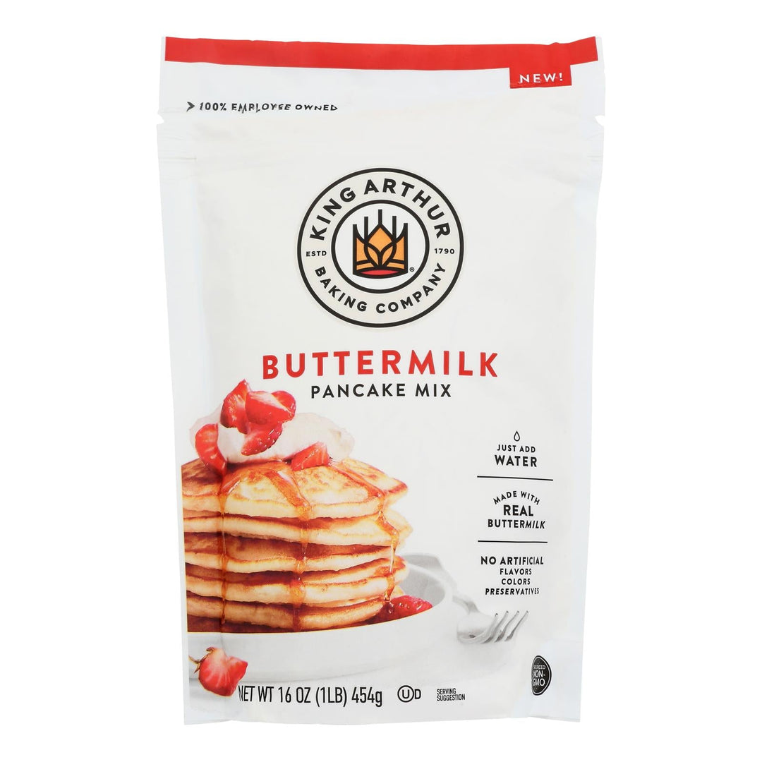 King Arthur Baking Company - Mix Butter Milk Pancake - Case Of 6 - 16 Oz - Maras Green