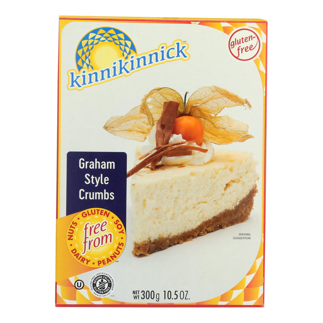 Kinnikinnick Graham Style Crumbs - Case Of 6 - 10.5 Oz. - Maras Green