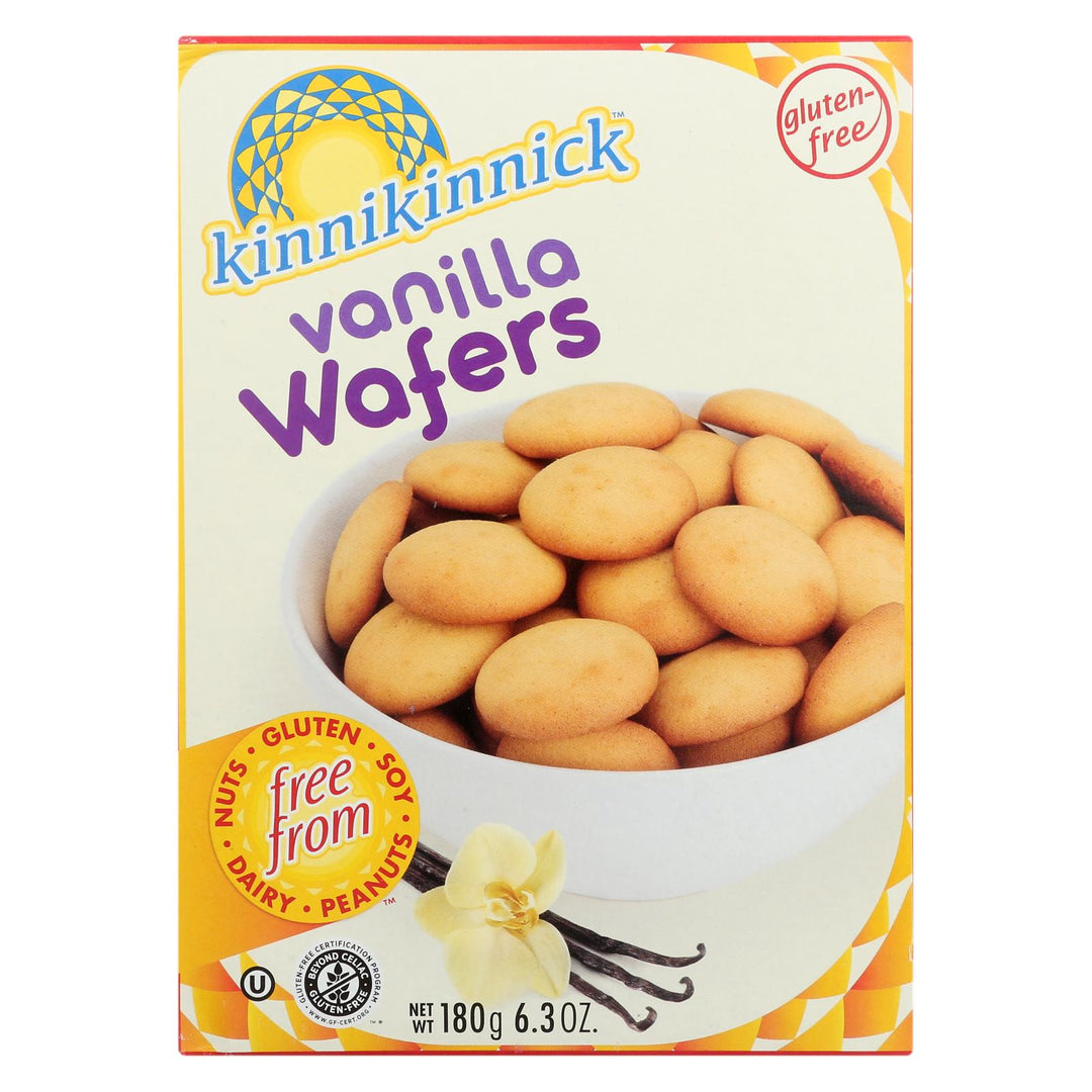 Kinnikinnick Vanilla Wafer - Case Of 6 - 6.3 Oz. - Maras Green