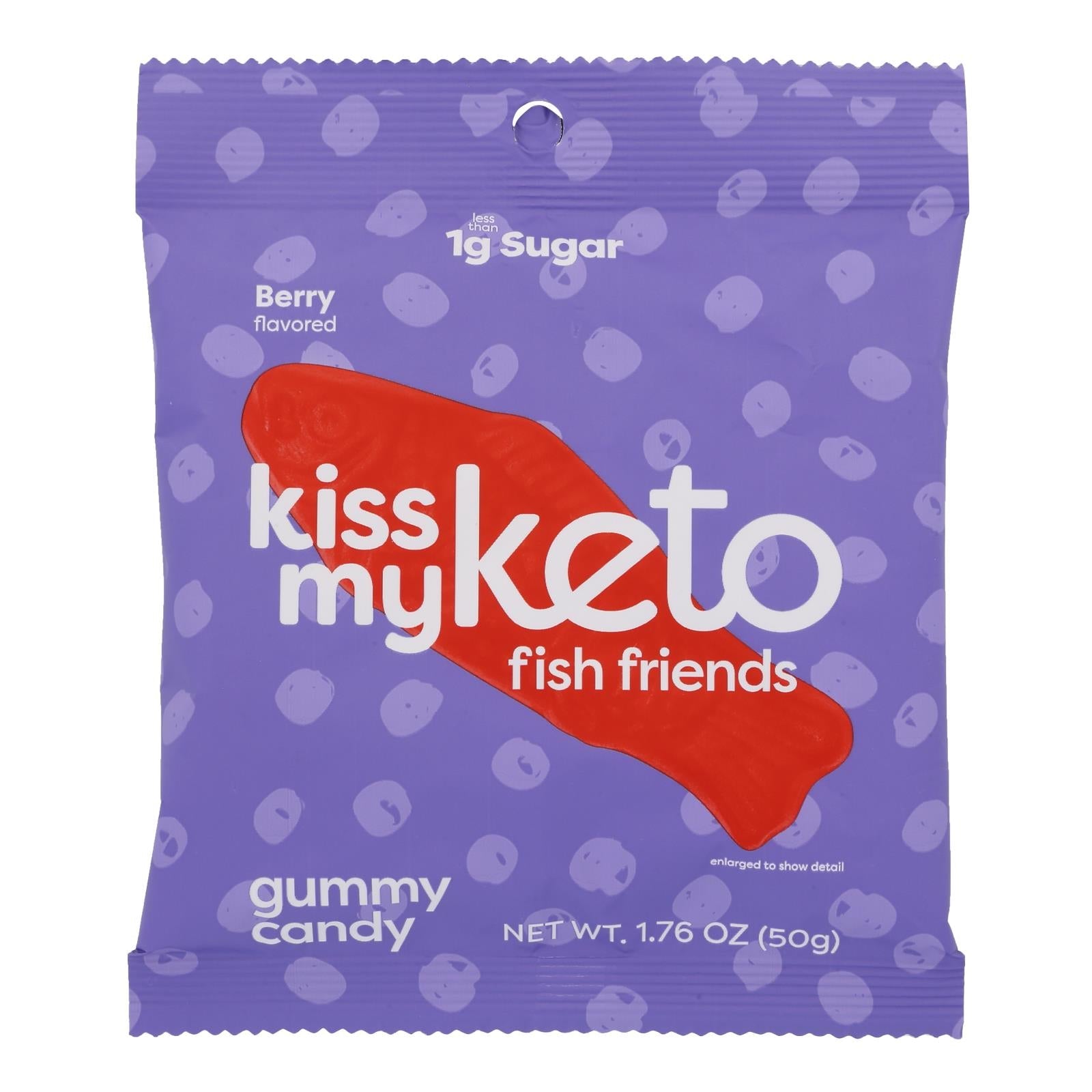 Kiss My Keto - Keto Gummy Fish Friends - Case Of 6 - 1.76 Oz - Maras Green